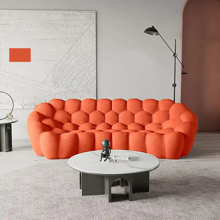 Customized Modern Nordic Fantasy Luxury Bubble Couches Living Room Sofa Furniture 1-3 Seater Fabric Bubble Sofa