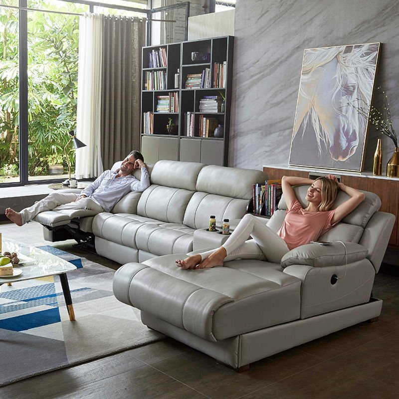 With USB Charging Port Bluetooth Speaker Sofa Multifunctional Massage Sofa Chair Living Room Sofa