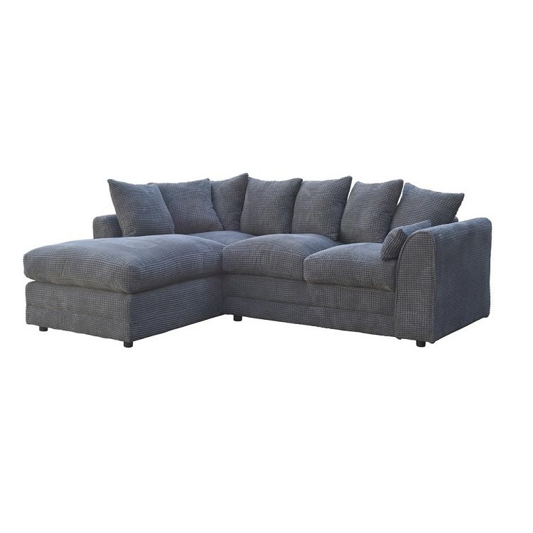 Modern Design Corner Couch Sofa L Shape Sectional Fabric Living Room Sofas