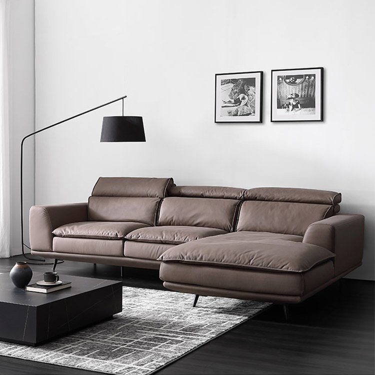 High quality new tech fabric custom L shape living room sofa home furniture for sale with factory direct price