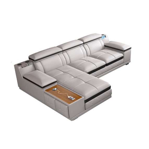 2024 New Modern Style Design Sofas Combination Sofa Set Furniture Leather Living Room Sofas