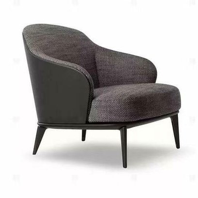 Modern Home Furniture Single Casual Sofa Living room MIcrofiber fabric armchair Sofas Luxury Fabric Hotel Sofa