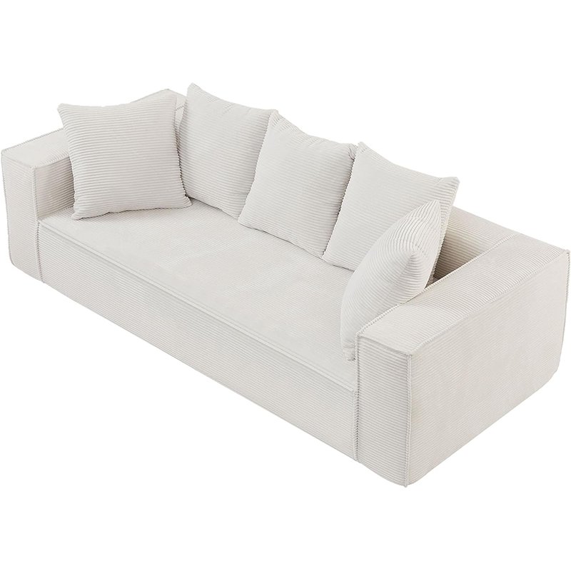 Factory Wholesale Vacuum Sealed Packing Upholstery Foam Modern Sofa Living Room Couch High Density Foam Compressed Sofa