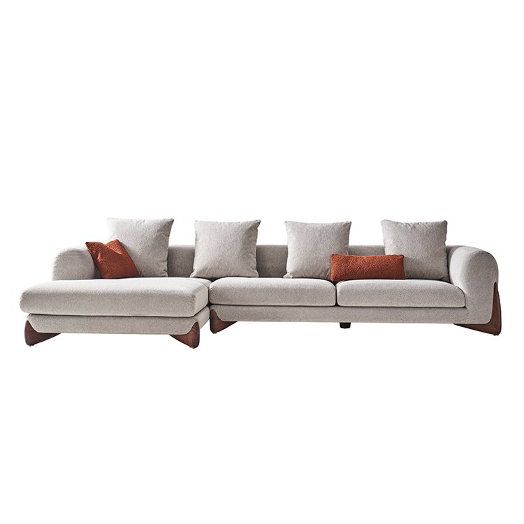 Modern Living Room Furniture Fabric Sofa Bed Furniture Flange l Shape Sofas Sofa Set Bed