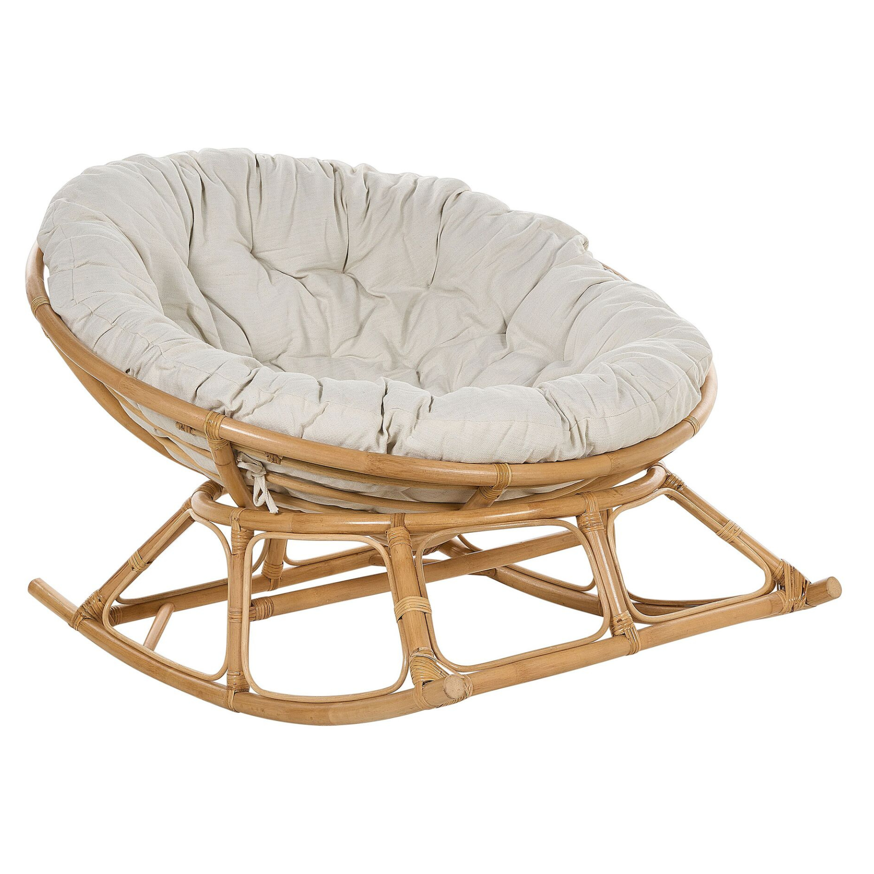 modern style original Indonesian rattan frame rocking relaxing sofa indoor rocking chairs and luxurious outdoor furniture
