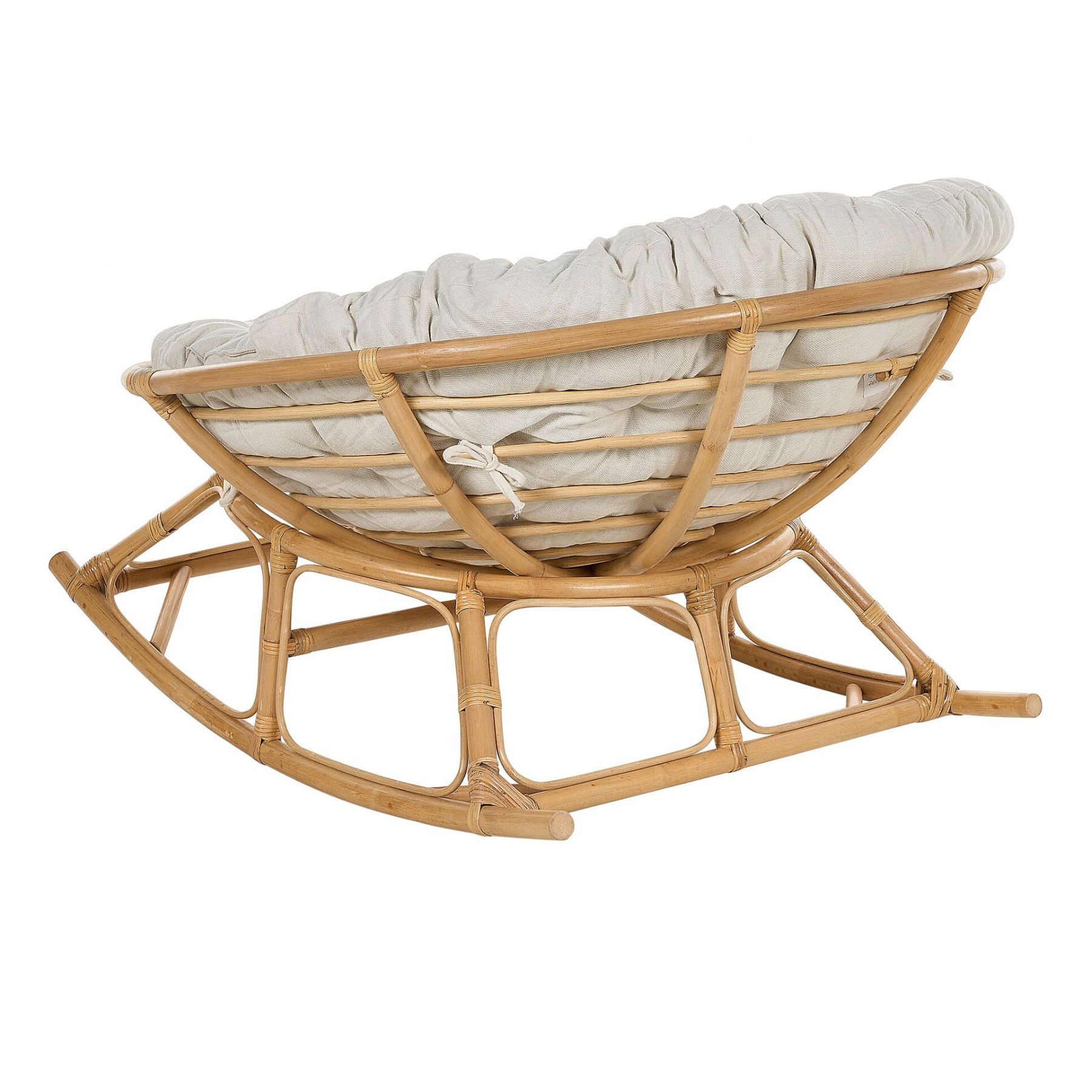 modern style original Indonesian rattan frame rocking relaxing sofa indoor rocking chairs and luxurious outdoor furniture