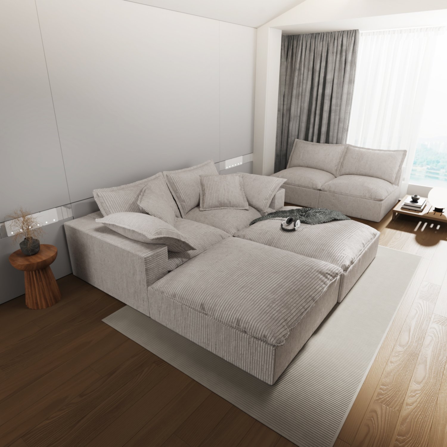 Customization modern high density foam living room sofa sectional sofa for living room home sofa
