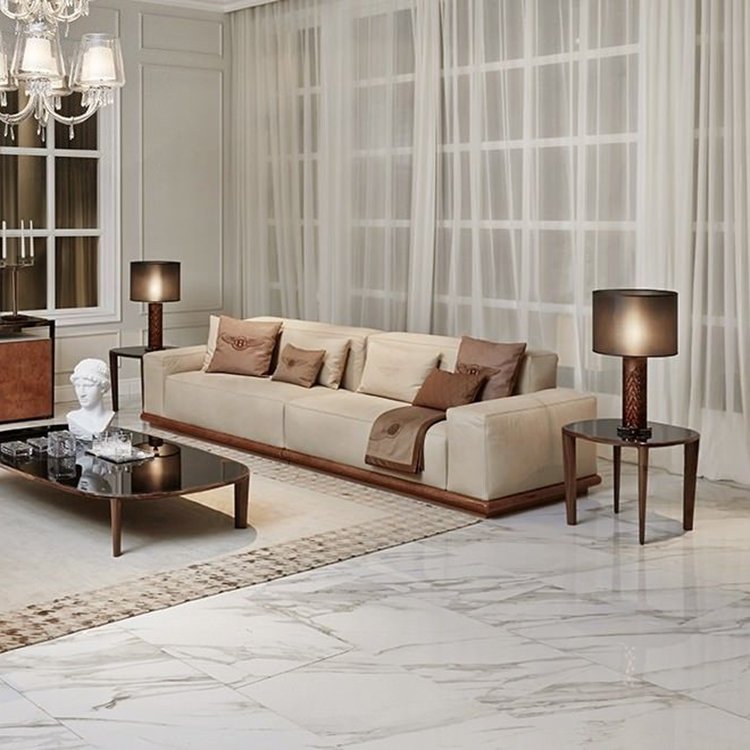Pine Solid wood fram living room couch fabric luxury double sofa furniture modern