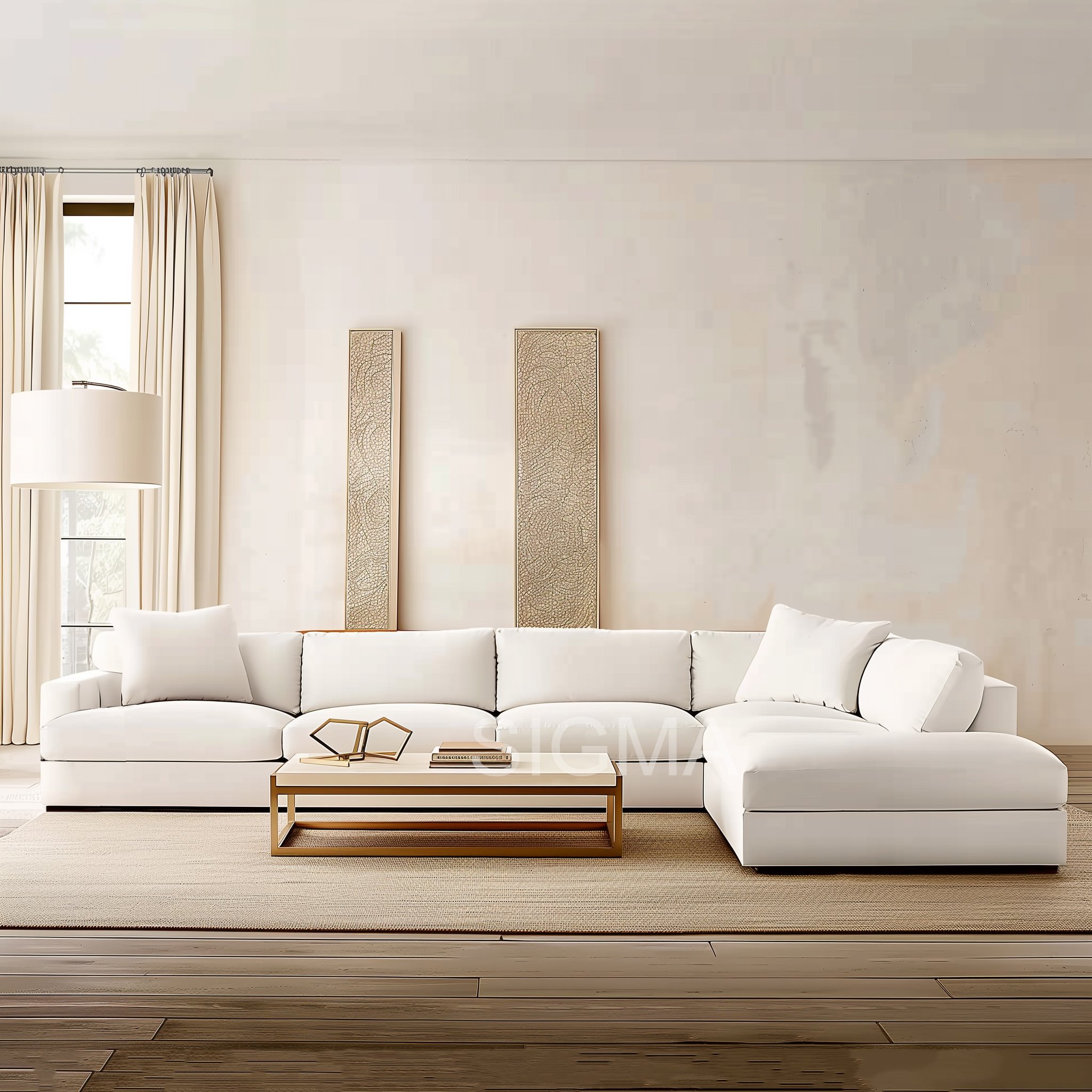 Modern style sofa fabric couch white upholstery down sofa living room sofa