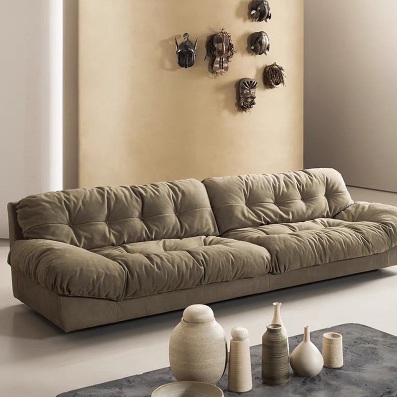 Furniture factory Italian minimalist three-seat fabric sofa baxter living room cloud down sofa customization