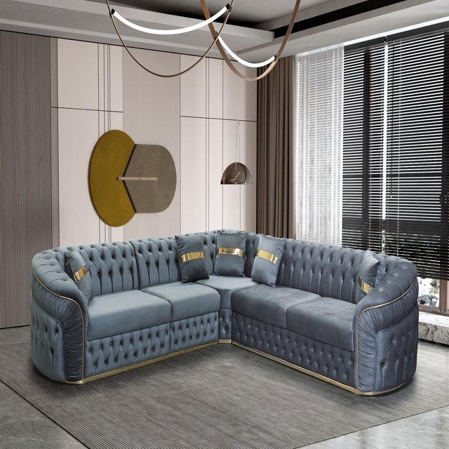 new design custom luxury black red purple gray beige commercial furniture living room sectional corner sofa set