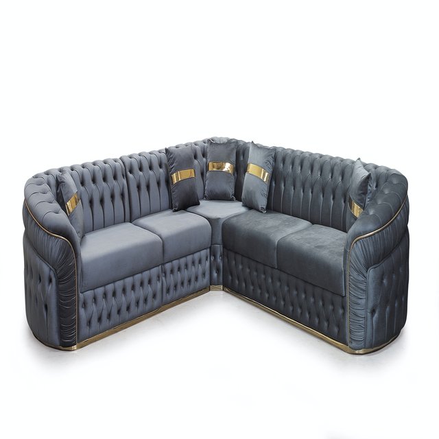 new design custom luxury black red purple gray beige commercial furniture living room sectional corner sofa set