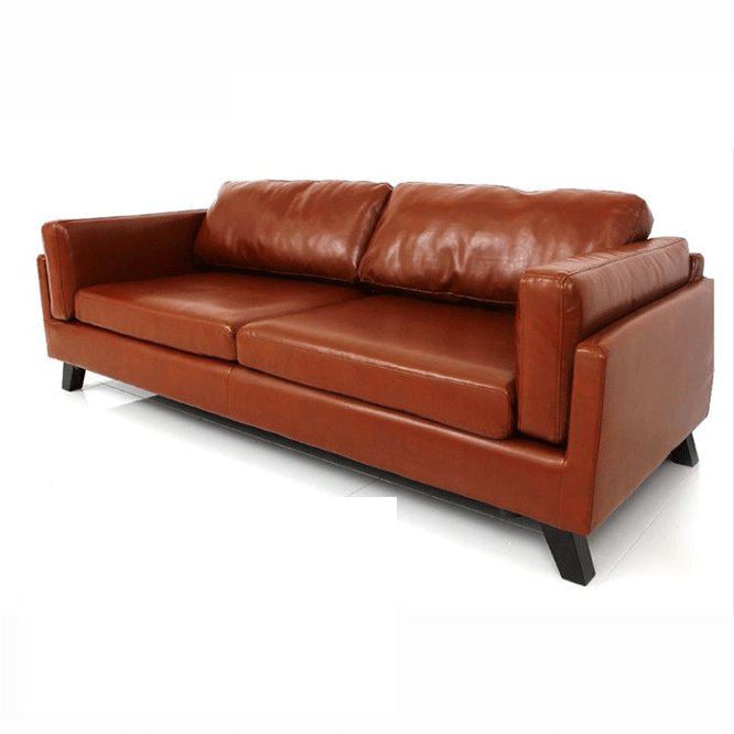 Modern furniture leather sofa for living room and office Three Seat Sofa