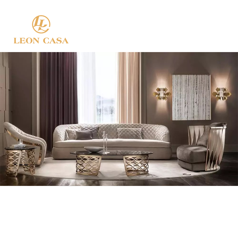 Italian Luxury Sofa Set Living Room Furniture Modern Customize Velvet Fabric Section Luxury Sofa