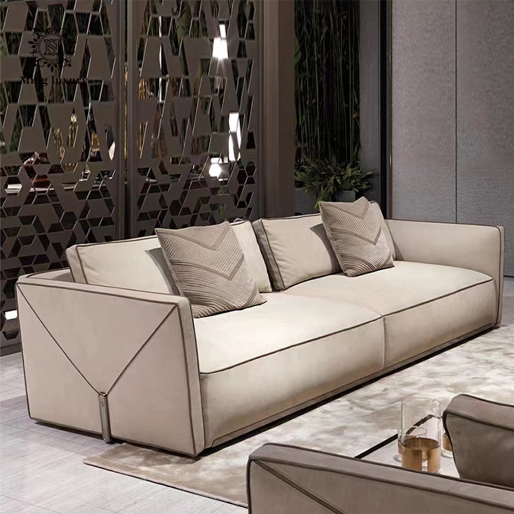 Attractive Design Italian Luxury Design Style Wood Material Sofa Living Room Sofas Modern