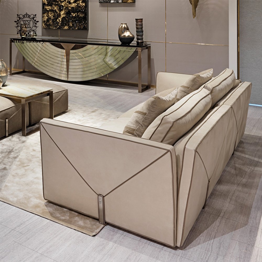 Attractive Design Italian Luxury Design Style Wood Material Sofa Living Room Sofas Modern
