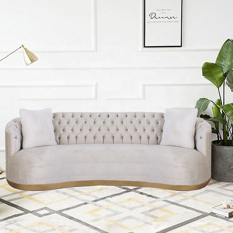 Modern leather design home furniture sofa corner velvet combination sofa bed fabric living room sofa cover