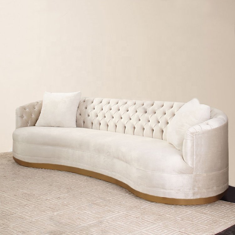 Modern leather design home furniture sofa corner velvet combination sofa bed fabric living room sofa cover