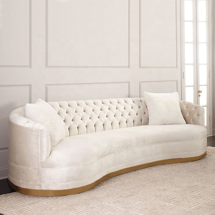Modern leather design home furniture sofa corner velvet combination sofa bed fabric living room sofa cover