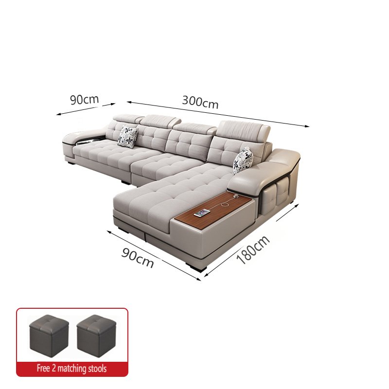 2024 Modern sofa set furniture living room multi-combination withcouch living room sofas Includes two footstools