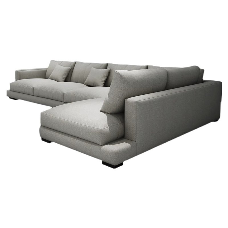 Modern Living Room Furniture Sofa Set Nordic Tech Fabric L shape Sectional sofas