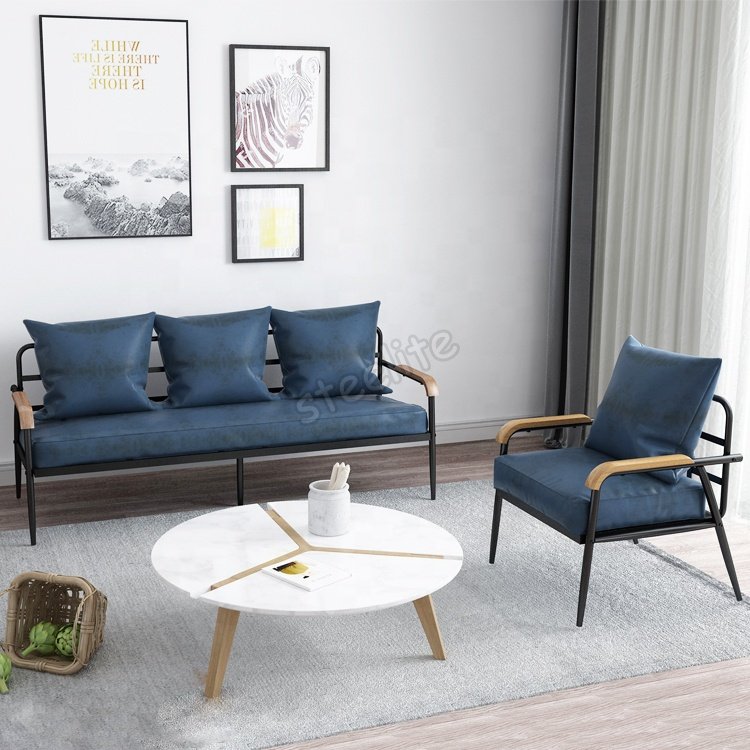 2020 new design metal frame leather couch living room corner sofa set furniture 1 2 3 seater chesterfield sofa furniture