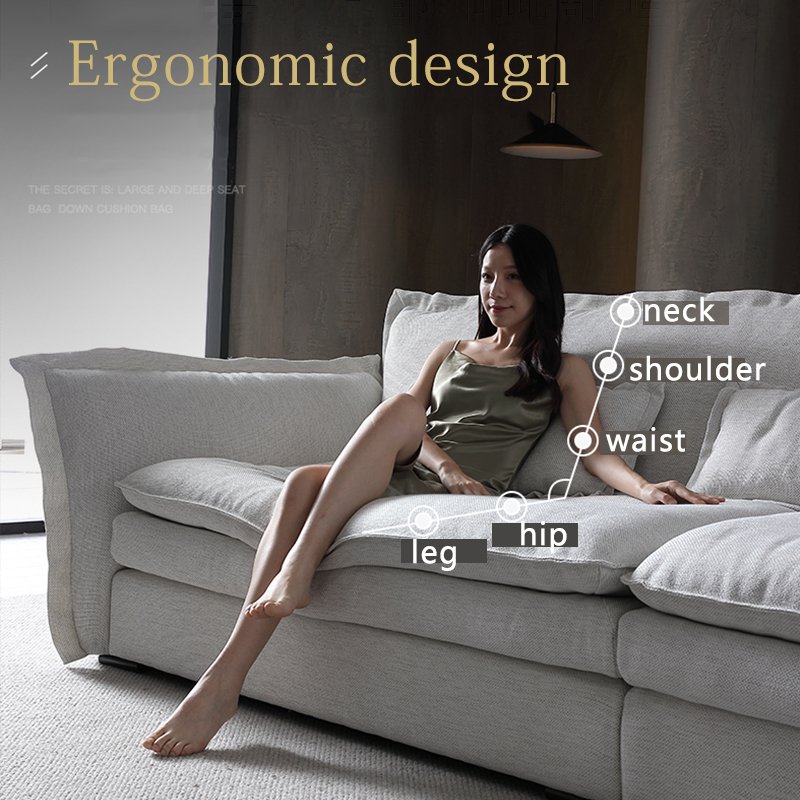 2024 designed by Italy Comfortable couch living room sofa fabric modern sofa italian sofa furniture