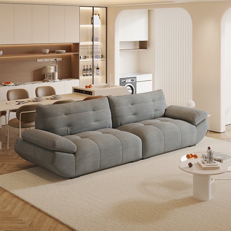 Customized Color Couches Luxury Living Room Sofa Set Furniture White Modern Design Full Shape Soft Cloud Sofa for Home