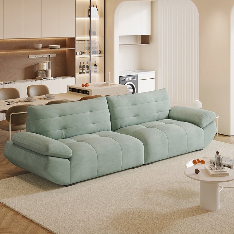 Customized Color Couches Luxury Living Room Sofa Set Furniture White Modern Design Full Shape Soft Cloud Sofa for Home