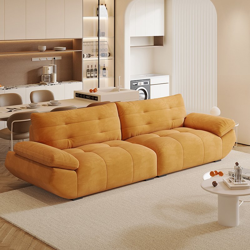 Customized Color Couches Luxury Living Room Sofa Set Furniture White Modern Design Full Shape Soft Cloud Sofa for Home