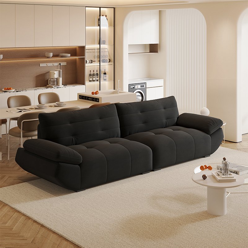 Customized Color Couches Luxury Living Room Sofa Set Furniture White Modern Design Full Shape Soft Cloud Sofa for Home