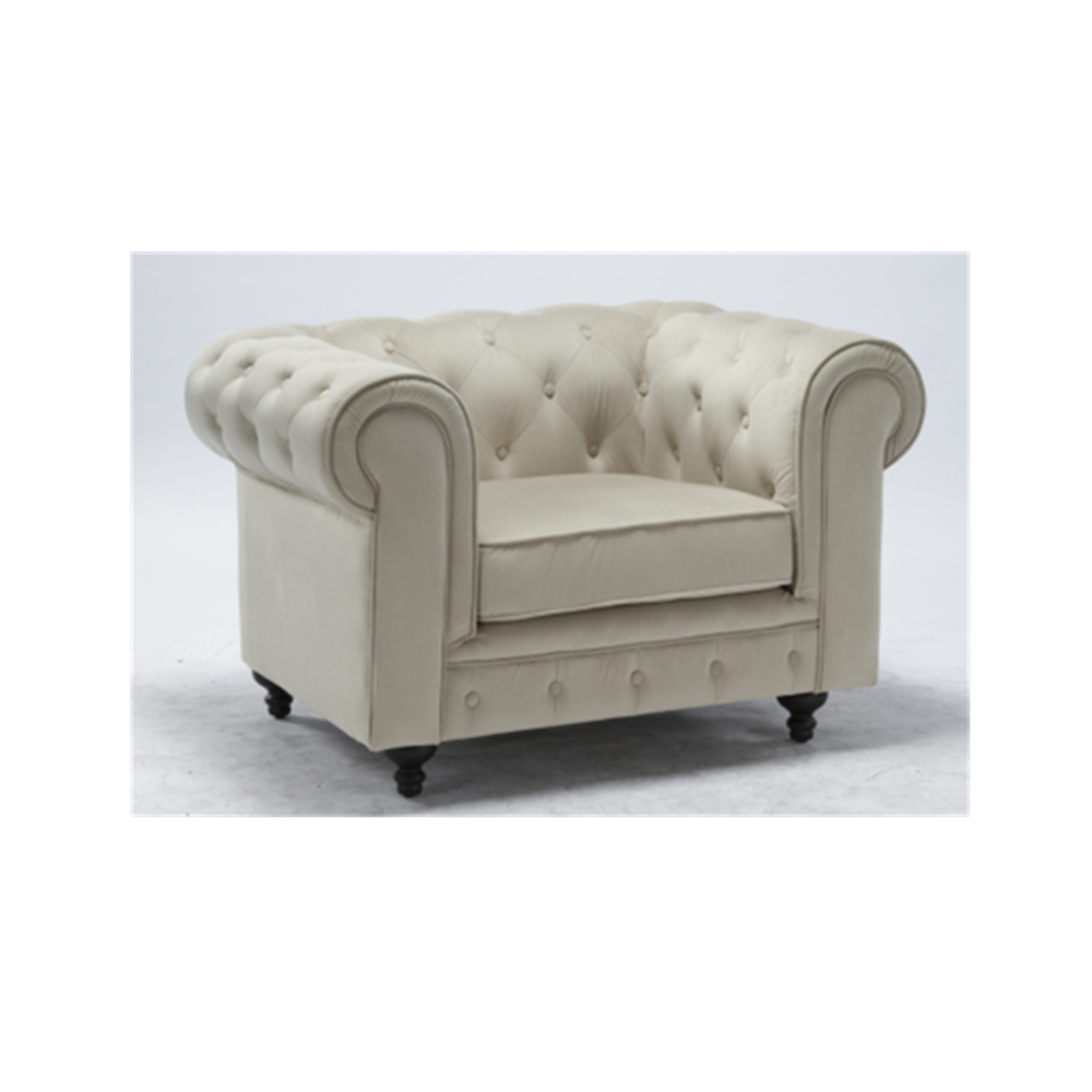 Velvet Chesterfield Sofa Design for Living Room Living Room Furniture Modern Antique Green Use Loveseat Three Seat