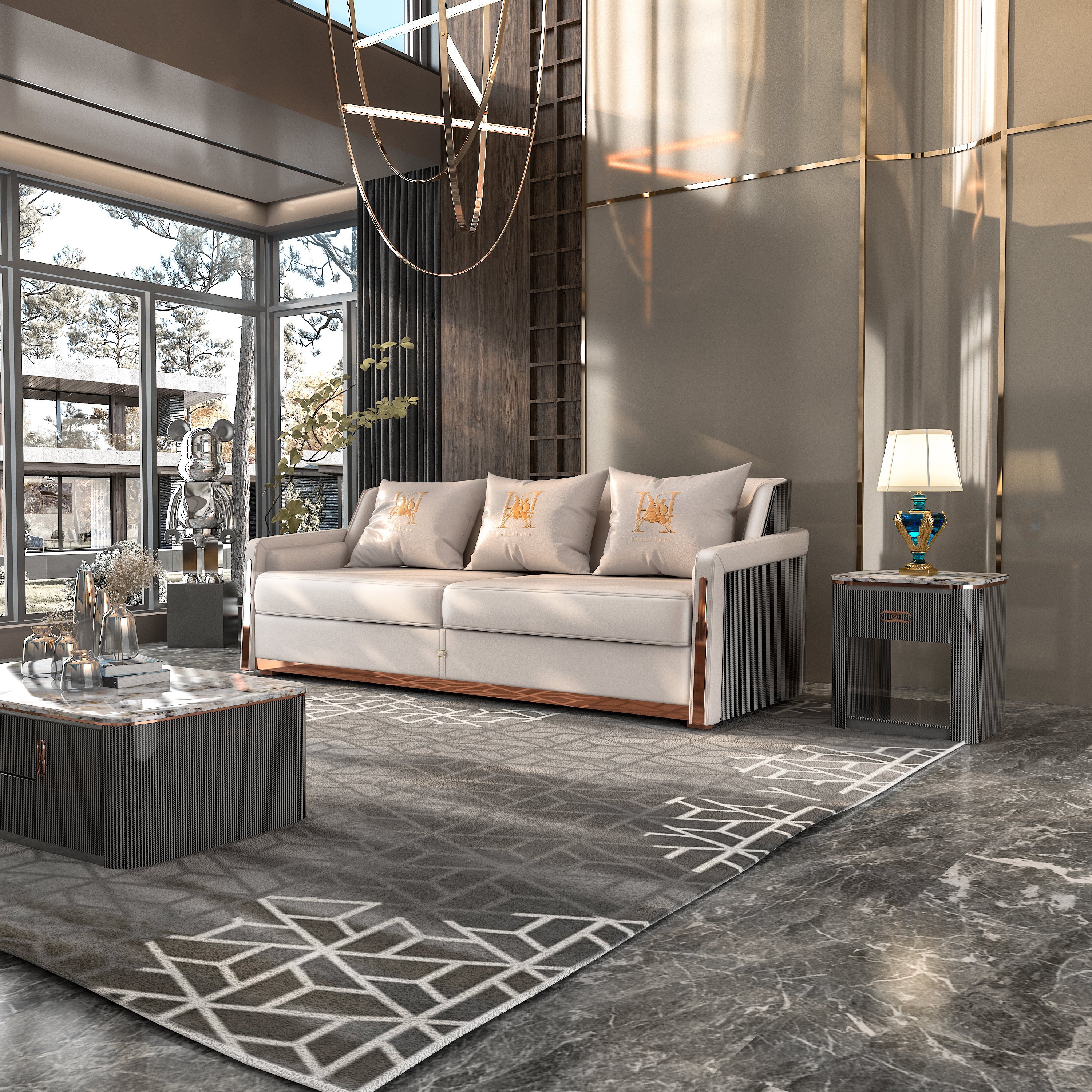 Custom other home furniture modern couch set living room sofa upholster large genuine leather sofa set living room furniture