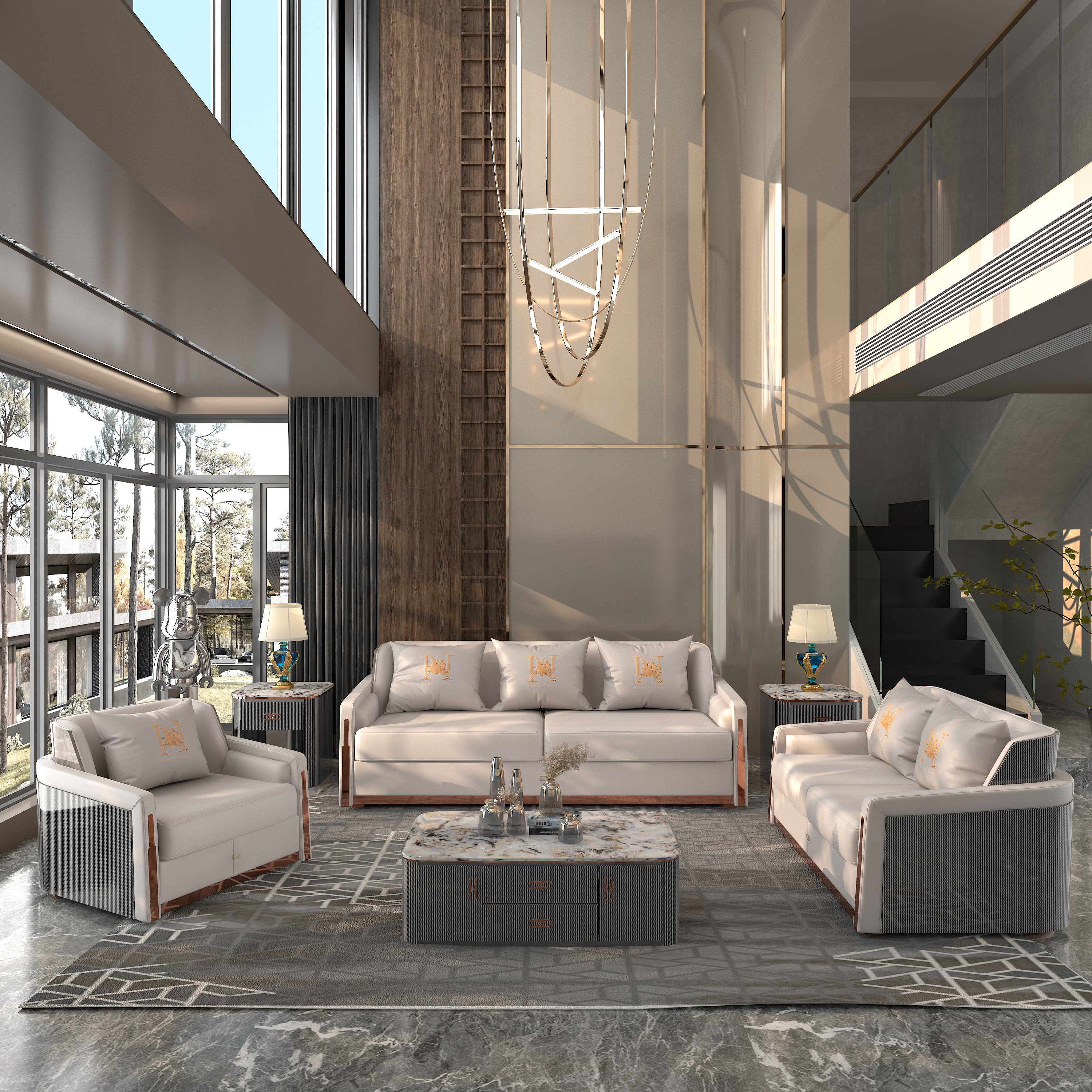 Custom other home furniture modern couch set living room sofa upholster large genuine leather sofa set living room furniture