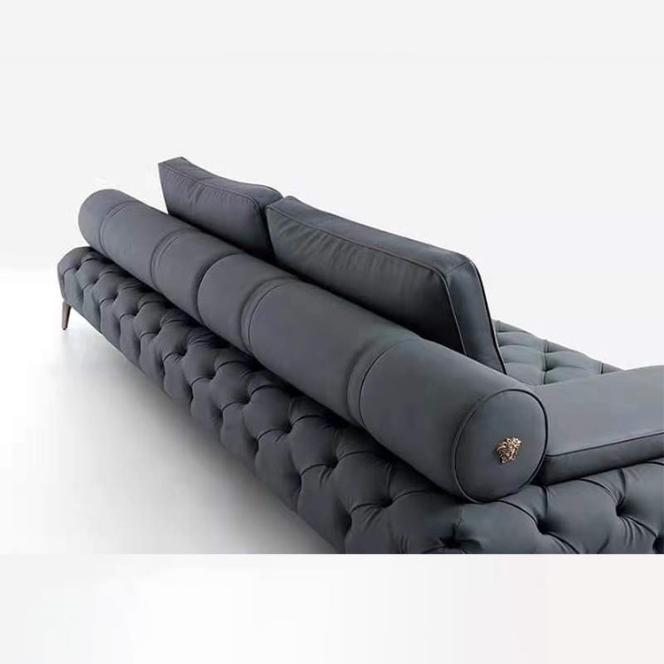 Contemporary Italian new design Modern luxury living room furniture sofa set couches luxury leather living room sofa