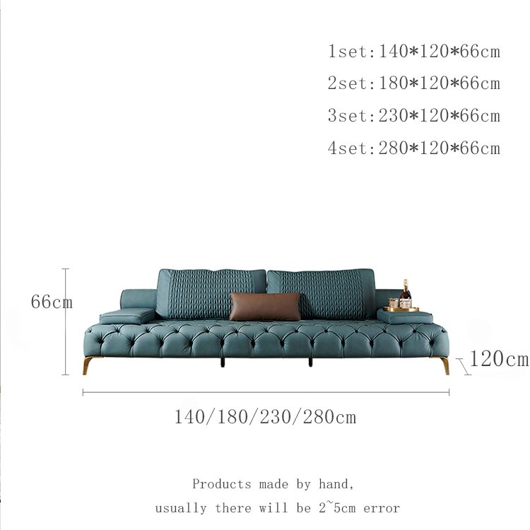 Contemporary Italian new design Modern luxury living room furniture sofa set couches luxury leather living room sofa