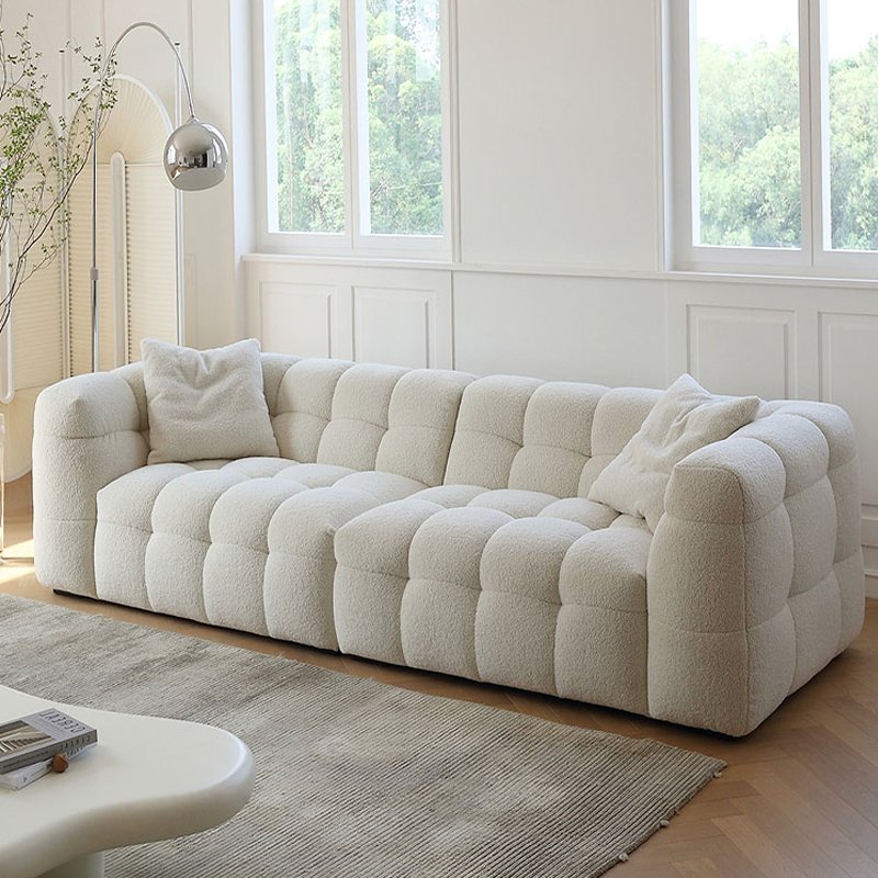 Sofa set white leisure cozy living room furniture couch living room sofa