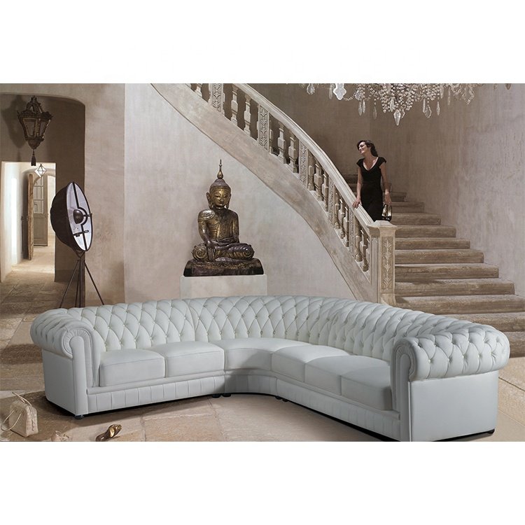 Corner leather furniture living room sofas sets for living room modern