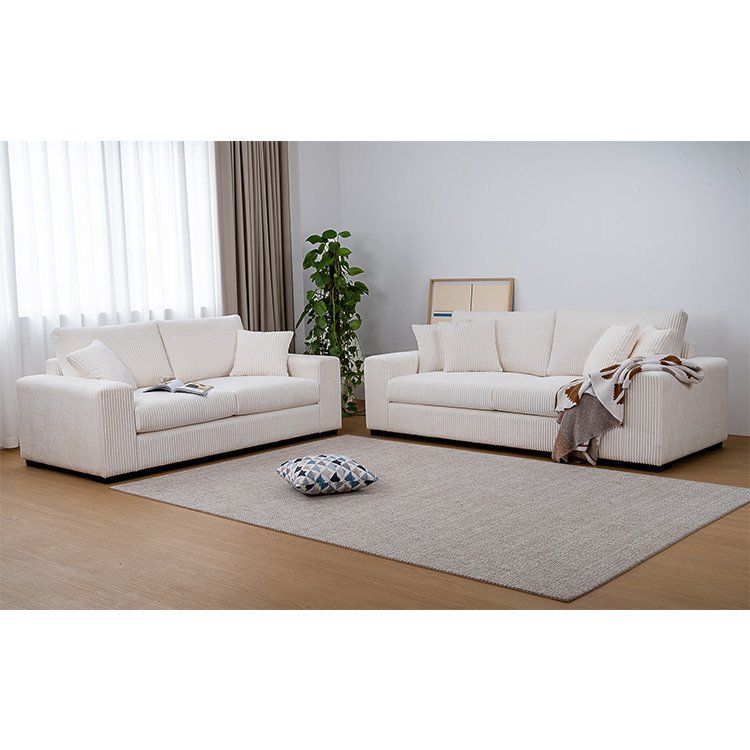 Factory Direct Sale Lounge Sofas Stylish Design Living Room Sofa with Sofa Cover for 3 2 1 Seater Couches