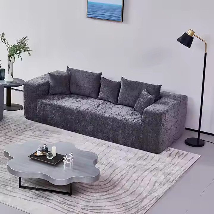 New Arrival Home Furniture Vacuum Packaging Compression Sofa 3 Seater Living Room Couch Set