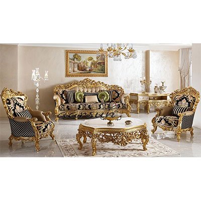 Luxury solid wooden Karina sofa with high quality material and handmade quality for your living room