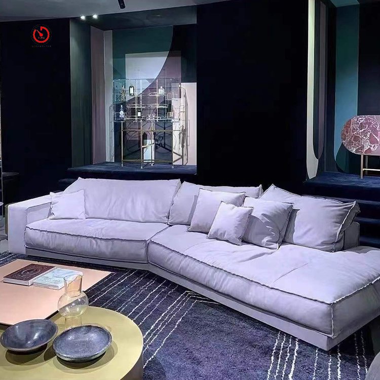 TT OEM&ODM custom wholesale discount premium luxury hotel lobby living room fabric l shaped sectional sofas