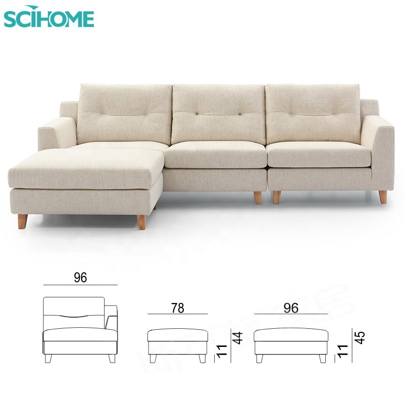 SCIHOME home luxury modern living room sofa set furniture