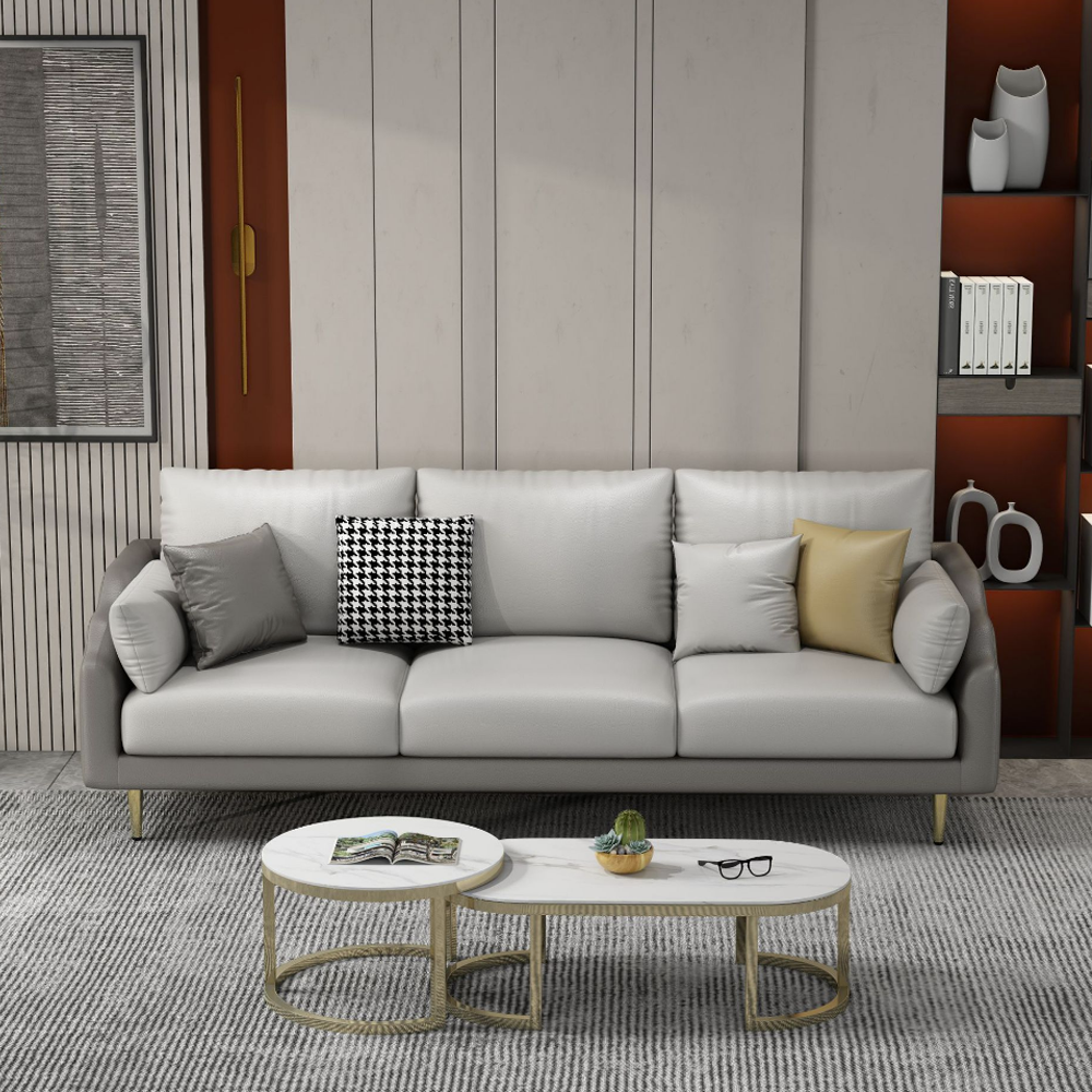 Three-seat Nordic living room apartment fabric sofa bjflamingo modern living room sofas furniture