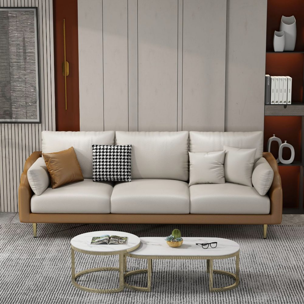 Three-seat Nordic living room apartment fabric sofa bjflamingo modern living room sofas furniture