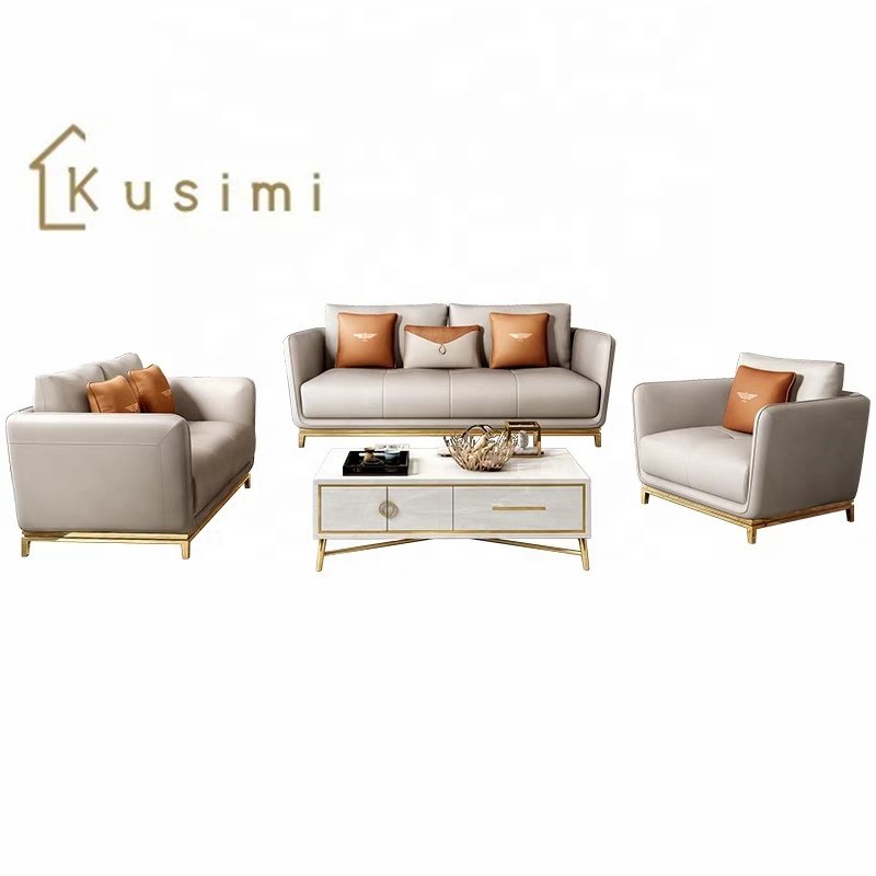 Factory Manufacturer Elegant Luxury Classic Designed Sectional Modular Living Room Sofas
