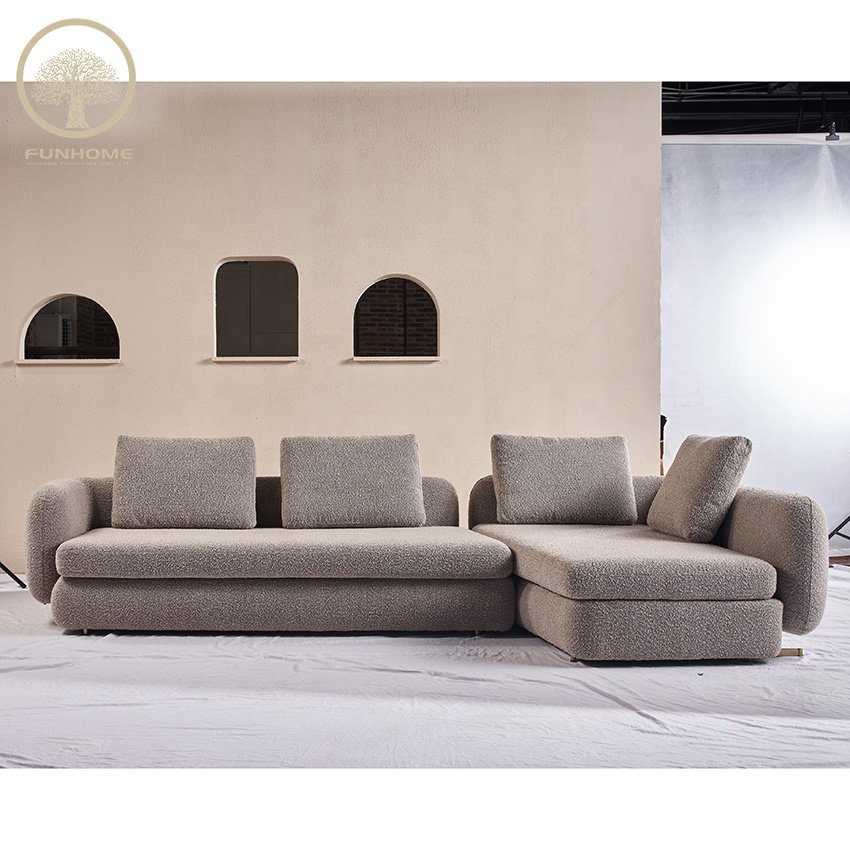 Hot Sale L Shape Sofa Set Modern Design Living Room Furniture Sofa Set 7 Seater Modular Sofa