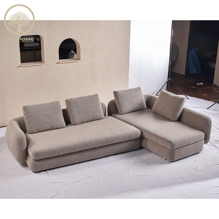 Hot Sale L Shape Sofa Set Modern Design Living Room Furniture Sofa Set 7 Seater Modular Sofa