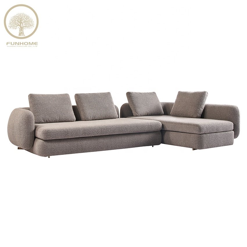 Hot Sale L Shape Sofa Set Modern Design Living Room Furniture Sofa Set 7 Seater Modular Sofa