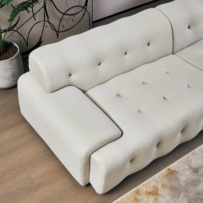 High quality luxury minimalist Italian modern design furniture sofa set L-shaped luxury combination sofa living room sofa